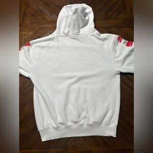 Coca Cola White Hoodie with Red Details